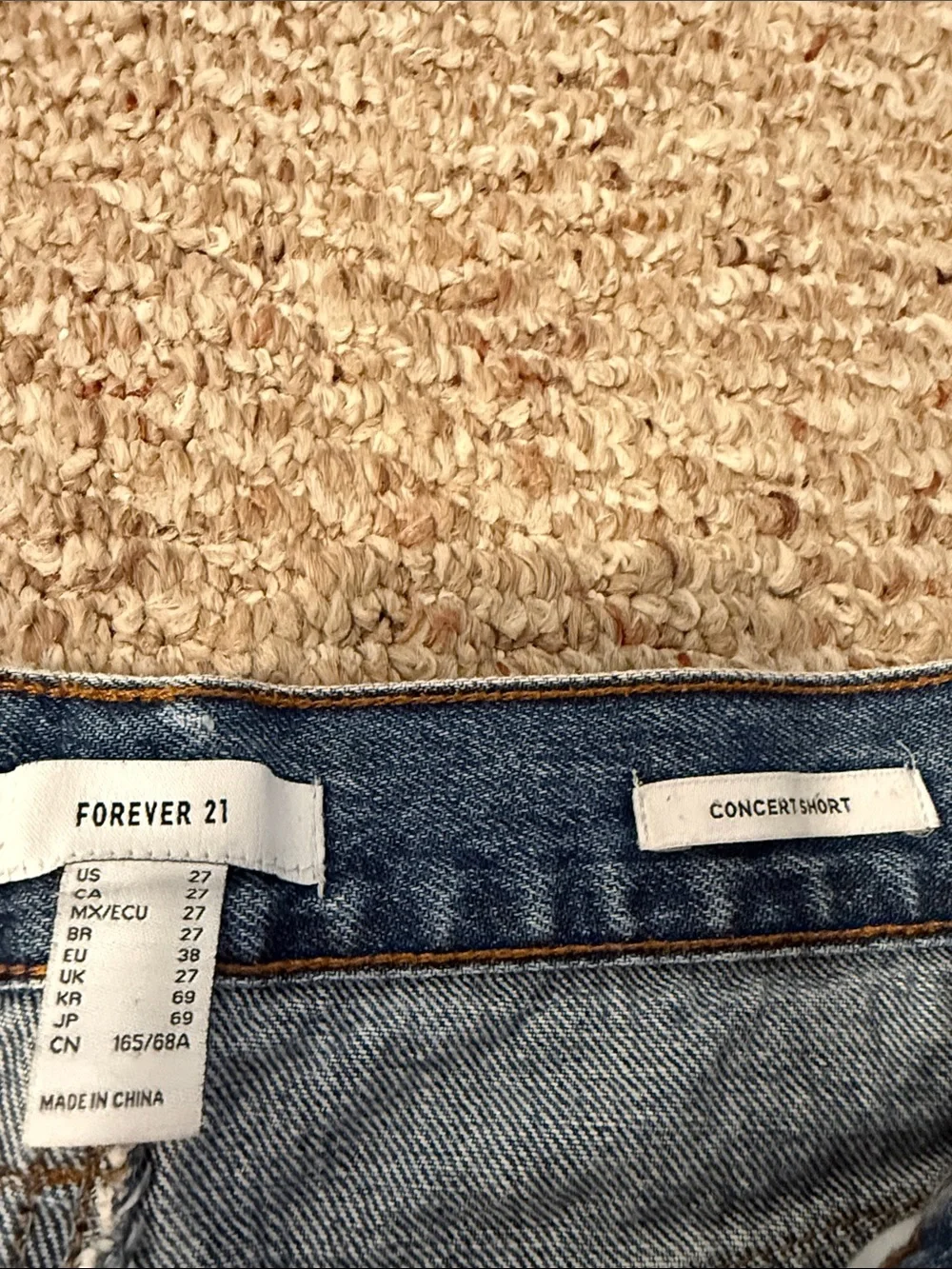 Denim Distressed Women's Shorts